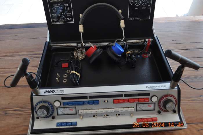 Vintage Audiometer By Omni Hearing Systems