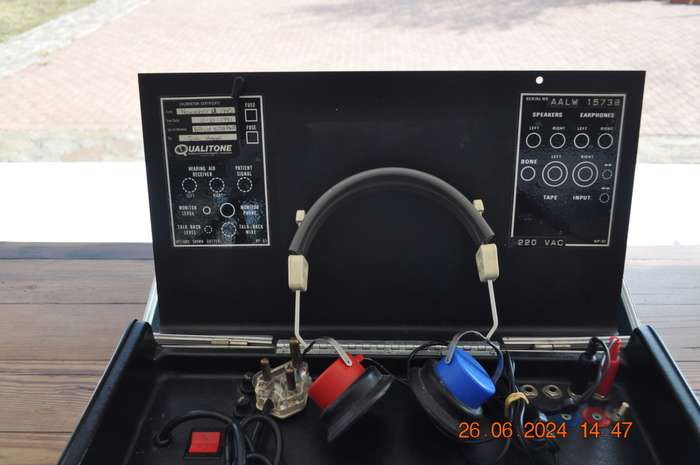 Vintage Audiometer By Omni Hearing Systems