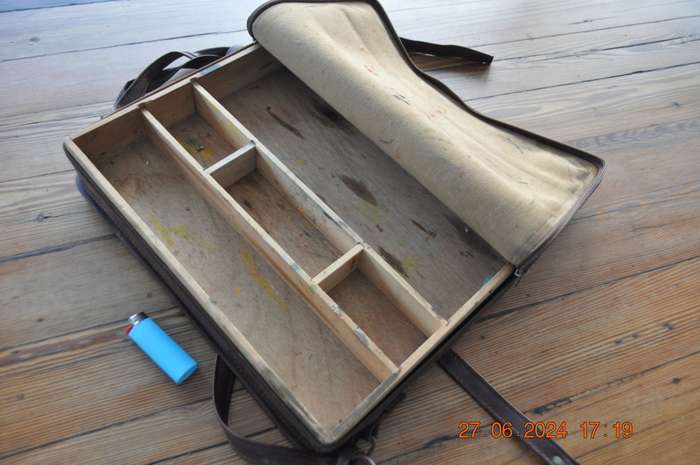 Vintage Vinyl Art Case Carry Bag