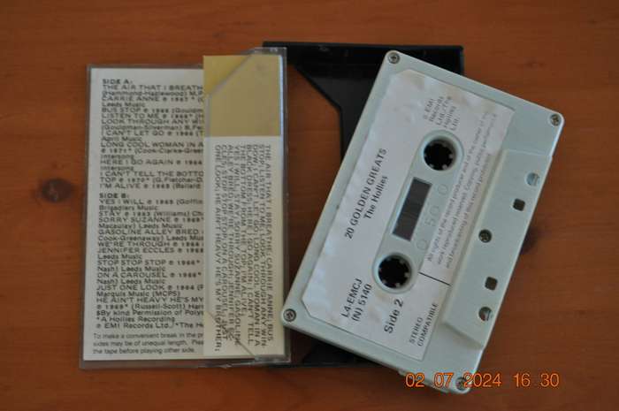 The Hollies - 20 Golden Greats (Cassette)