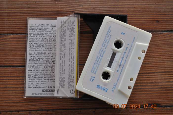 24 Golden Oldies - Vol 4 : Various (Cassette)