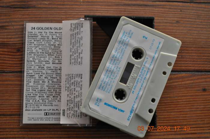 24 Golden Oldies - Vol 3 : Various (Cassette)