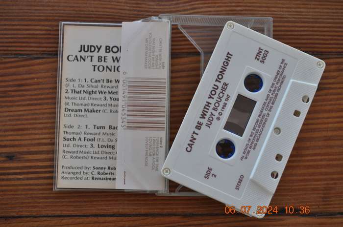Judy Boucher - Can`t Be With You Tonight (Cassette)