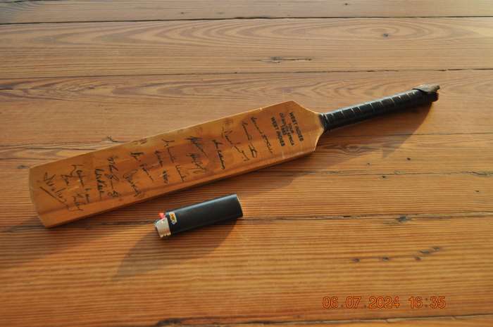 Vintage West Indies SA 1983 Mini Cricket Bat