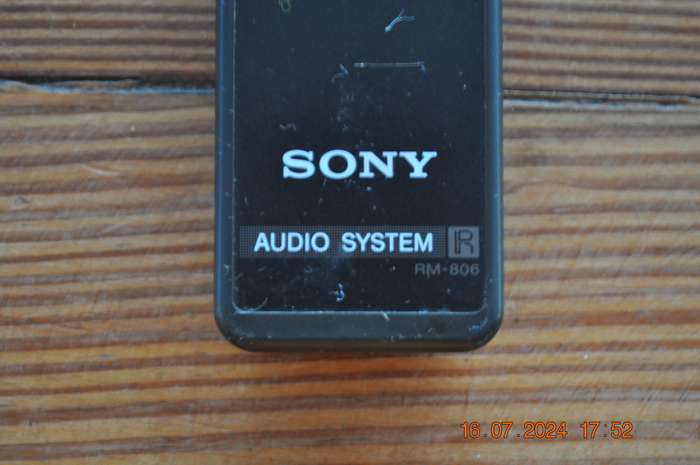 Original Sony Audio System Remote Control RM 806