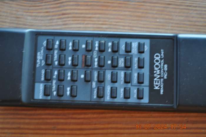 Original Kenwood Hifi Remote RC 28