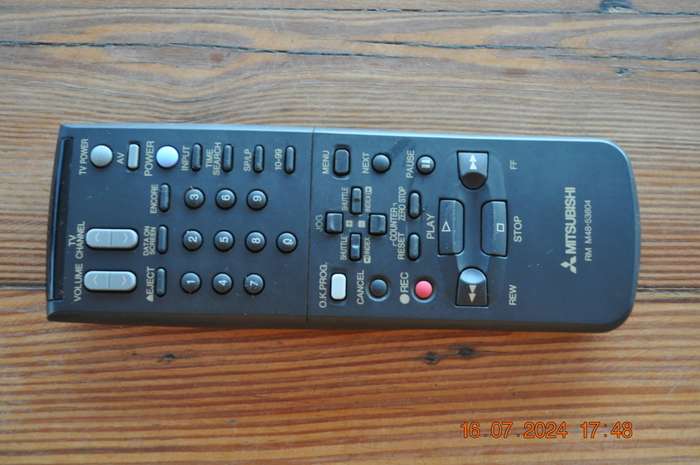 Original Mitsubishi TV VCR Remote Control