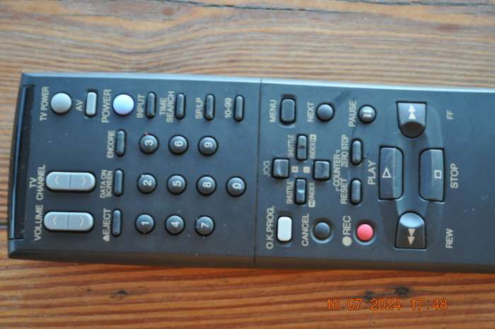 Original Mitsubishi TV VCR Remote Control
