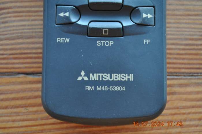 Original Mitsubishi TV VCR Remote Control