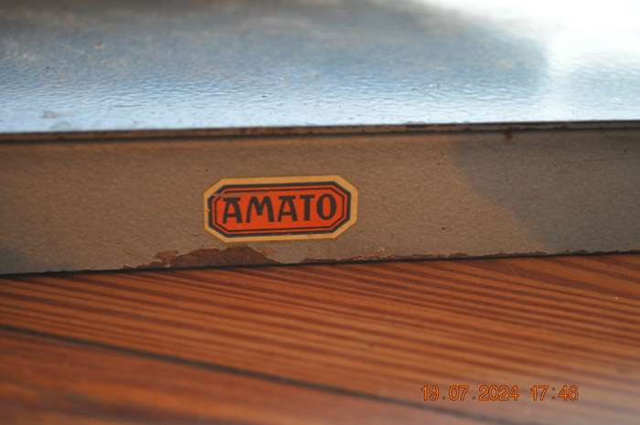 Vintage Amato Paper Cutter Guillotine