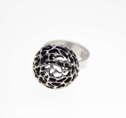 Ring - Vintage 925 Silver Erik Granit Ring, Stamped E.Granit, Made in Finland, 925H,Q7 ML2289