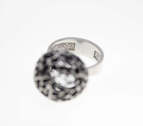 Ring - Vintage 925 Silver Erik Granit Ring, Stamped E.Granit, Made in Finland, 925H,Q7 ML2289
