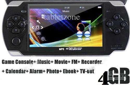 4.3" LCD Game Console PMP MP4 MP5 Player 4GB Free 3000 games Media Player AV-Out FM + Camera (Local)