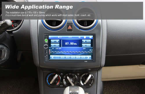 7 inch HD Touch Screen Bluetooth Car MP5 Player with Remote Control Car Radio