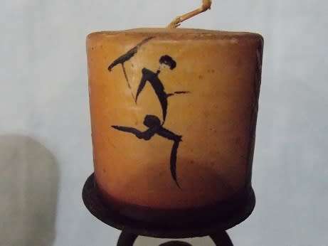 Beautiful Set of Wrought Iron Candle Holders