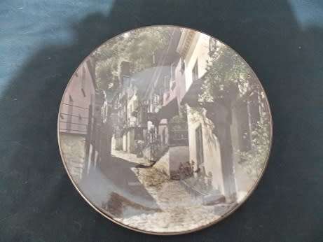 Royal Doulton Decorative Plate Street Scene North Devon