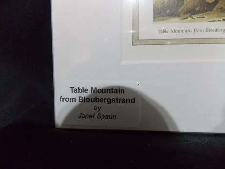Print of Table Mountain by Janet Spaun