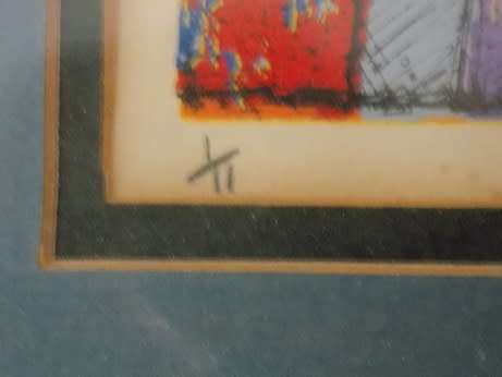 Stunning James Durno Blue Alarm Clock Framed Numbered Print