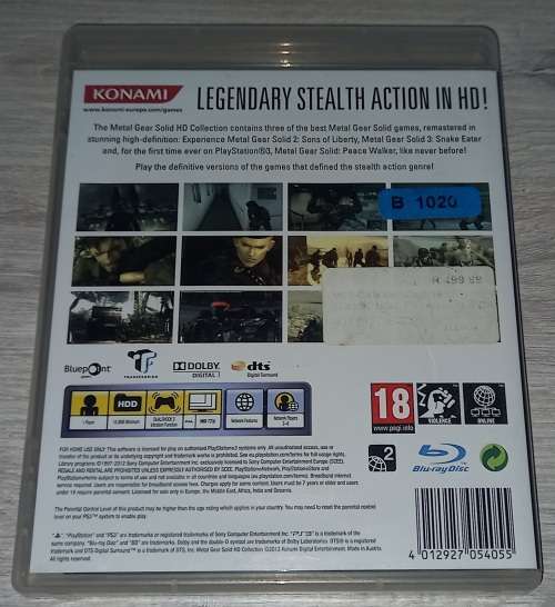 Metal Gear Solid HD Collection - PS3