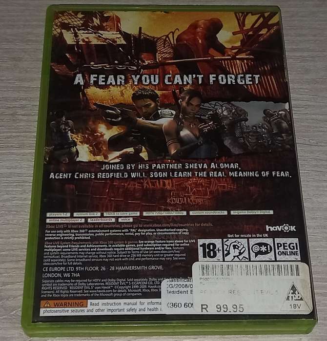 Resident Evil 5 - XBOX 360