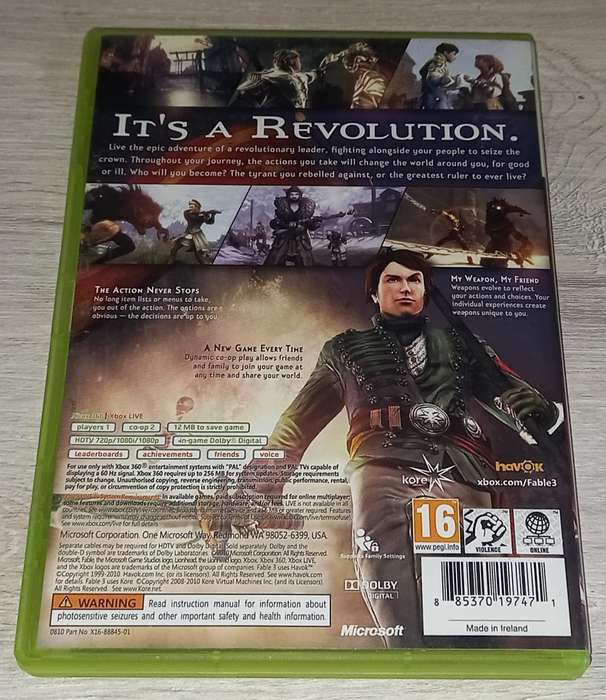 Fable 3 III - XBOX 360