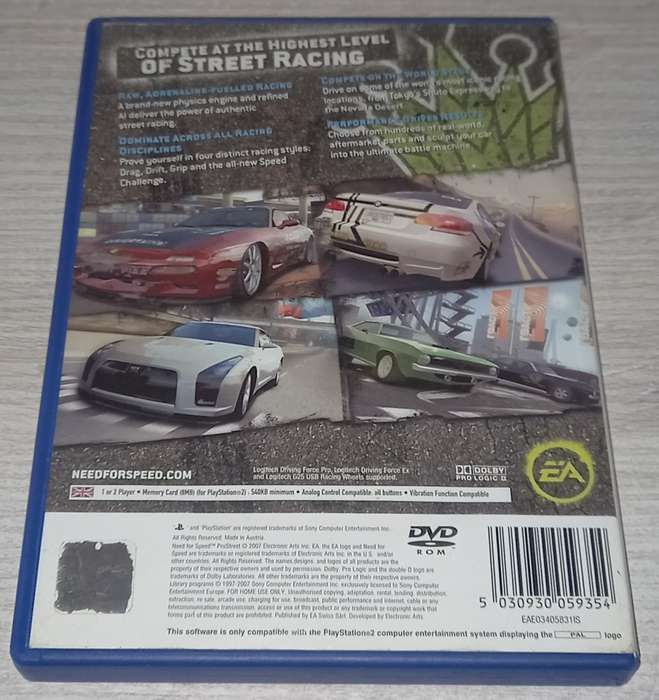 Need For Speed Pro Street - PS2