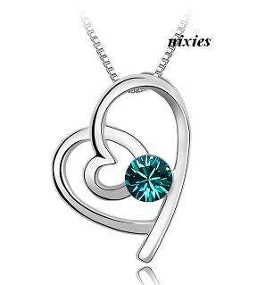 SPARKLING EMERALD SWAROVSKI NECKLACE