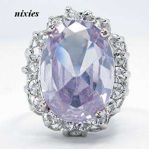 STRIKING BOLD TANZANITE RING - SIZE 6(M)