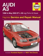 Haynes 4253 Audi A3 (1996-2003) Owners Workshop Manual Petrol & Diesel
