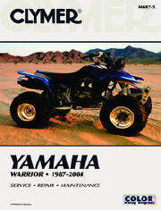 Clymer M487-5 Yamaha Warrior (87-04) Maintenance Repair Manual