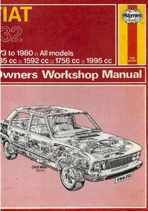Haynes 0602 Fiat 132 and Argenta 1973  to 1985 Workshop Manual