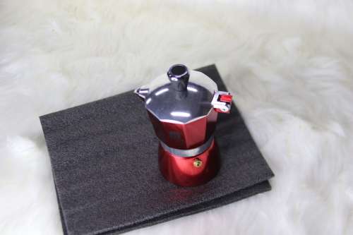 Berlinger Haus 2 Cup Aluminium Coffee Maker - Burgundy (Refurbished)(No handle)