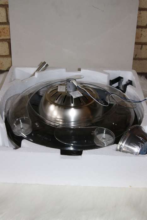 Remote Control Ultra Quiet Auto Folding Invisible Ceiling Fan