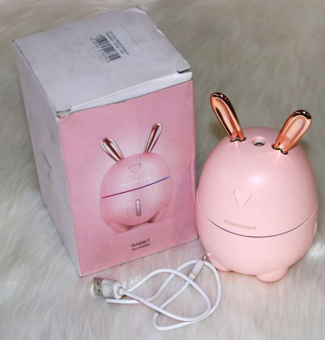 Mist Humidifier, Cute Rabbit Humidifier - Pink
