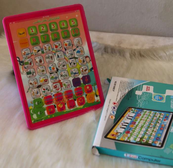 Childrens Interactive Learning Pad - Pink
