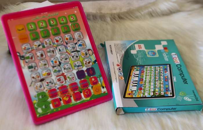 Childrens Interactive Learning Pad - Pink