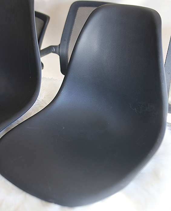 Emmy Wooden Leg Chair Black (2 Pieces)