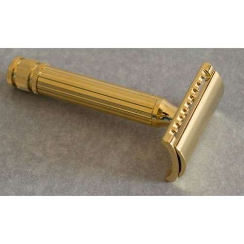 Fatip Testina Gentile Safety Razor (Gold, Closed comb)
