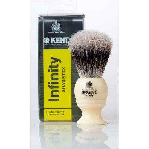 Kent Infinity Silvertex Synthetic Fibre Shaving Brush