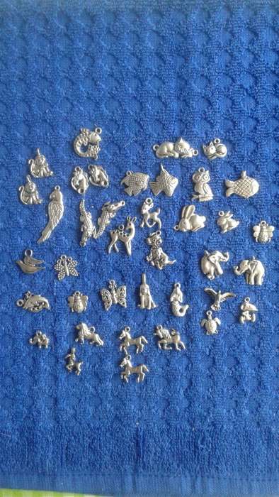 Bundle of 38 Base Metal Charms