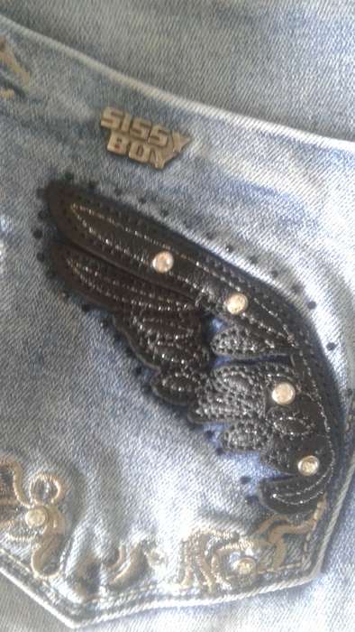LIGHT VINTAGE SISSY BOY JEANS SIZE 12/30 - VERY GOOD CONDITION
