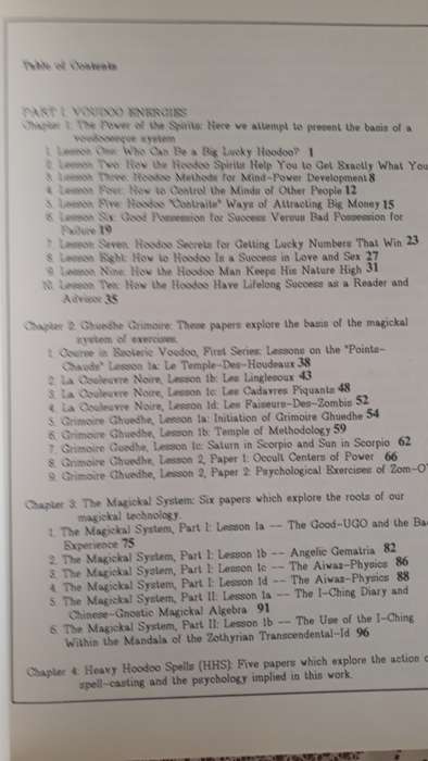 Occult Book The Voudon Gnostic Workbook Expanded Edition by Michael Bertiaux - Pre-Owned [Like New]