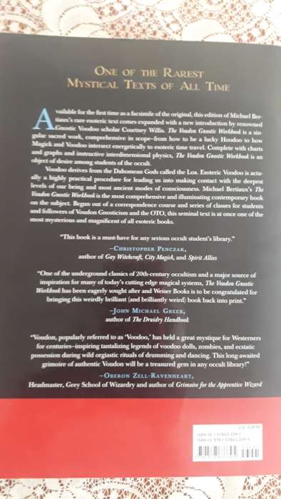 Occult Book The Voudon Gnostic Workbook Expanded Edition by Michael Bertiaux - Pre-Owned [Like New]