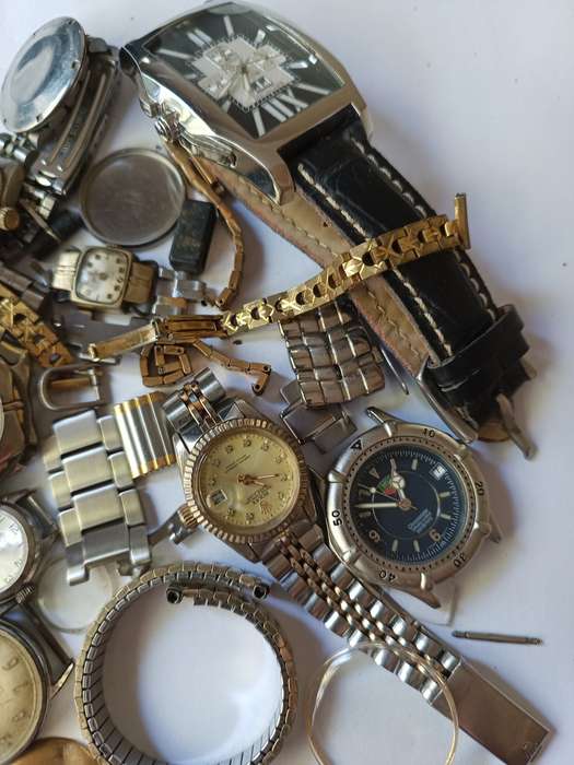 Collectors lot of watch parts