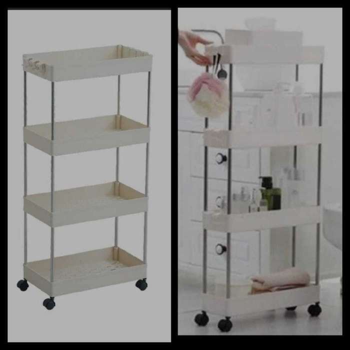 4 TIER BATHROOM RACK