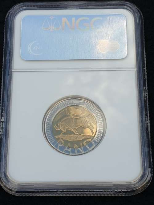 2008 SOUTH AFRICA COIN WORLD R5  -NGC GRADED MS67-