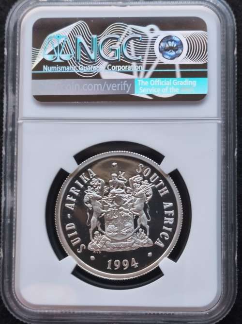 1994 PRESIDENTIAL INAUGURATION SILVER R1 - NGC GRADED PROOF 69 ULTRA CAMEO-