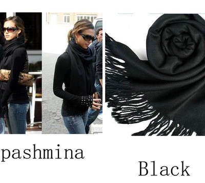 Lovely Pashmina Scarf, Black