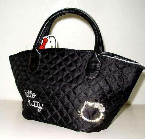 Hello Kitty Handbag Black for Ladies - small