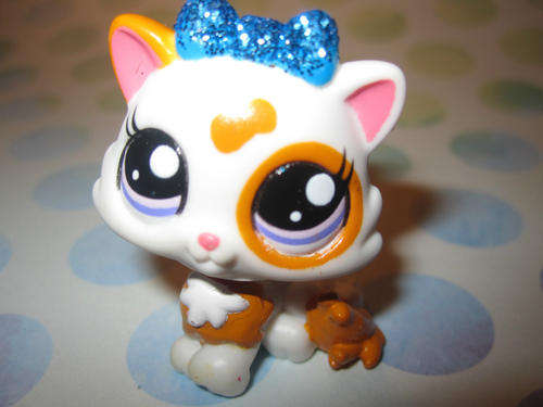 Littlest Pet Shop, Cat, Glitter Kitten # 2327